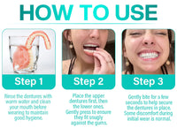 Glamora Adjustable Buckle Denture, Temporary Fillings Interdental Fillings Orthodontic Denture Kits